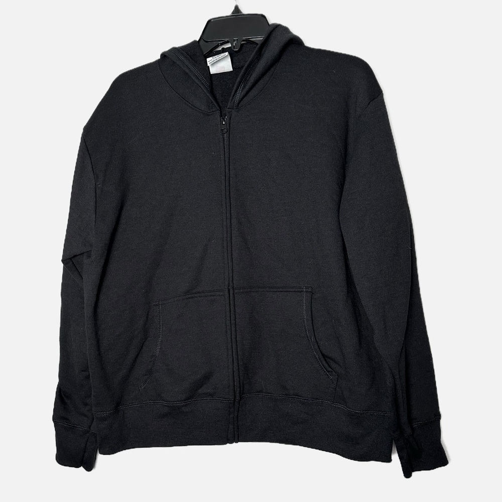 Nwot Hanes Ecosmart Black Zip Up Jacket